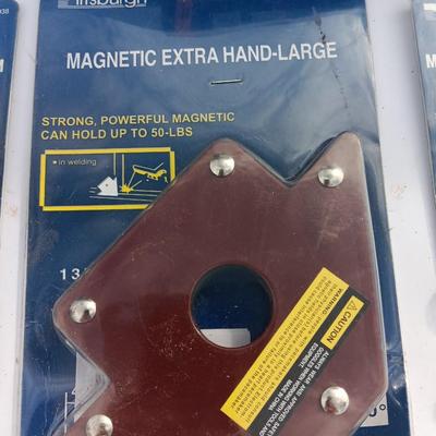Variety of magnets - Handi hands - and telescoping handled power Mag Plus