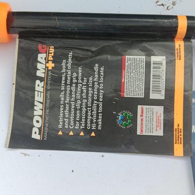 Variety of magnets - Handi hands - and telescoping handled power Mag Plus