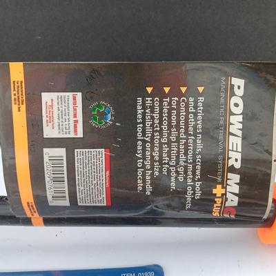 Variety of magnets - Handi hands - and telescoping handled power Mag Plus