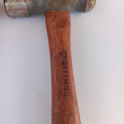 Two hammers - Ball ping & Rubber mallet and a metal bristle brush
