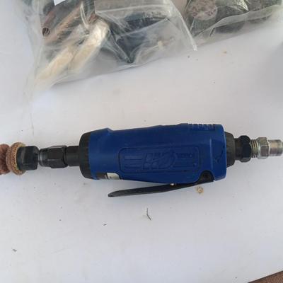 Pneumatic mini die grinder with grinding wheels and more