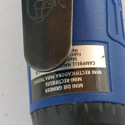 Pneumatic mini die grinder with grinding wheels and more