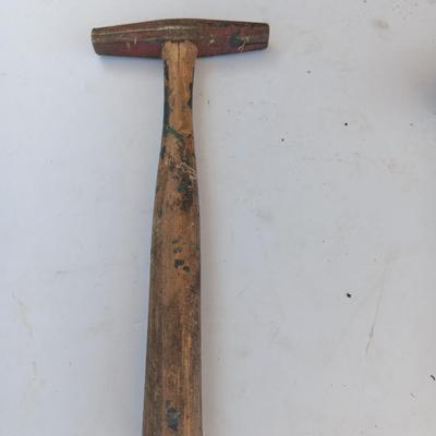 Three hammers and a pair of new safety glasses