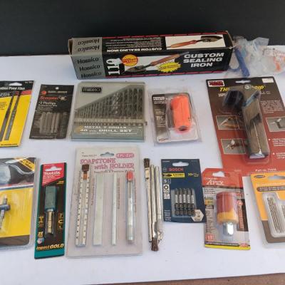Variety of new in the package tools and accessories