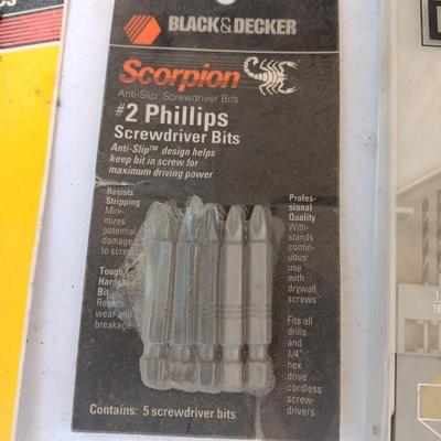 Variety of new in the package tools and accessories