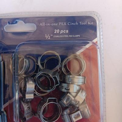Brand new iCrimp PEX pipe Cinch & Removal Toolset with sharkbite fitting