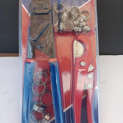 Brand new iCrimp PEX pipe Cinch & Removal Toolset with sharkbite fitting