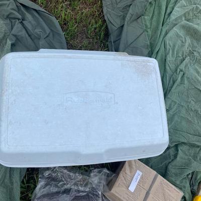 Mosquito Barrier, New British Dark Wool Blanket and Other Camp Out Items