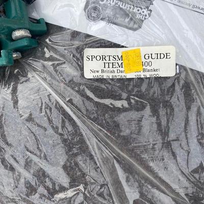 Mosquito Barrier, New British Dark Wool Blanket and Other Camp Out Items