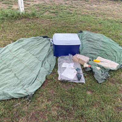 Mosquito Barrier, New British Dark Wool Blanket and Other Camp Out Items
