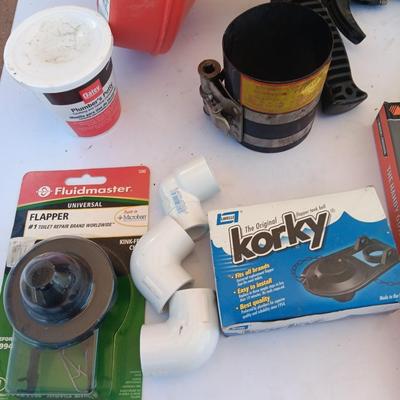 Home plumbing repair - new caulk stripping - Drain snake - How to book and other plumbing supplies