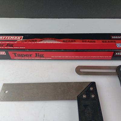Craftsman Taper Jig new in box with other wood working tools