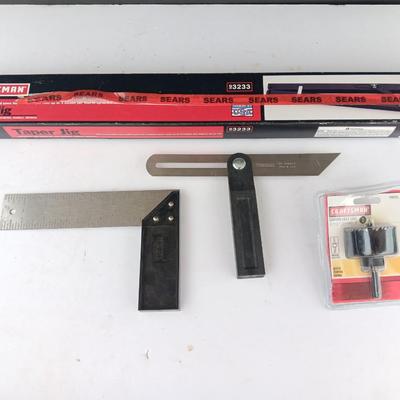 Craftsman Taper Jig new in box with other wood working tools