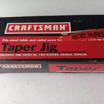 Craftsman Taper Jig new in box with other wood working tools