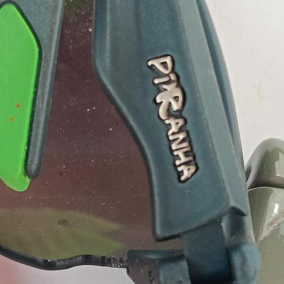 "Nightstand drawer" Piranha Sunglasses - glasses cases - Dart set - Harley stickers and much more