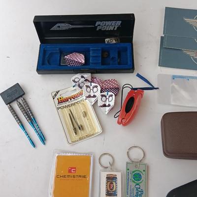 "Nightstand drawer" Piranha Sunglasses - glasses cases - Dart set - Harley stickers and much more