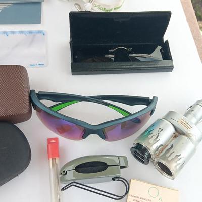 "Nightstand drawer" Piranha Sunglasses - glasses cases - Dart set - Harley stickers and much more