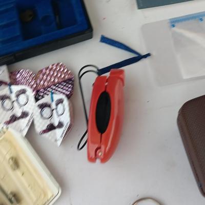 "Nightstand drawer" Piranha Sunglasses - glasses cases - Dart set - Harley stickers and much more