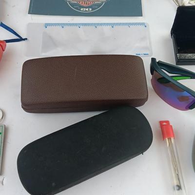 "Nightstand drawer" Piranha Sunglasses - glasses cases - Dart set - Harley stickers and much more