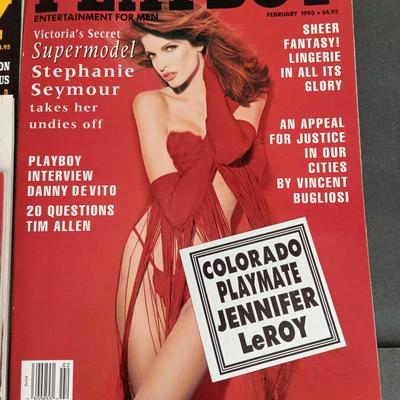 Playboy magazines