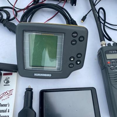 Garmin GPS Tools, Midland Scanner, Humminbird Wide 100 Depthfinder Head Unit and More