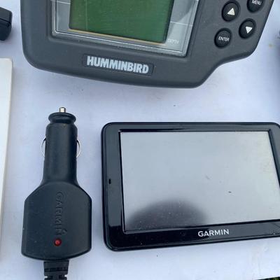Garmin GPS Tools, Midland Scanner, Humminbird Wide 100 Depthfinder Head Unit and More