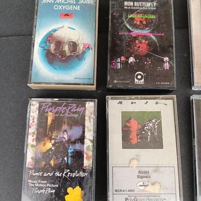 CD'S - collectible Cassette tapes - and a new sealed blu ray movie - 3 doors down - Prince - and others