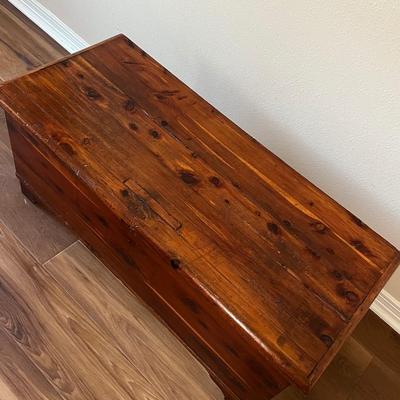 Solid Wood Mahogany Cedar Chest ~ *Read Details
