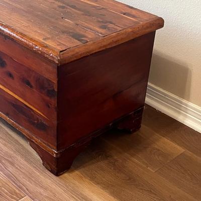 Solid Wood Mahogany Cedar Chest ~ *Read Details
