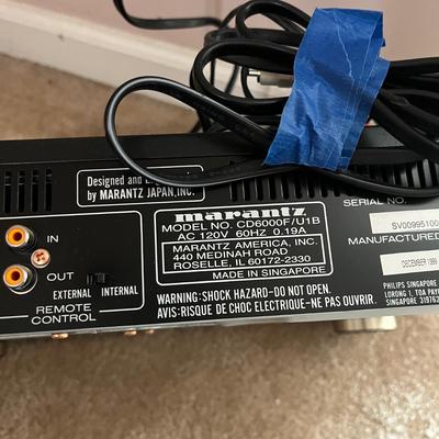 Marantz CD Player CD 6000 OSE (P-JS)