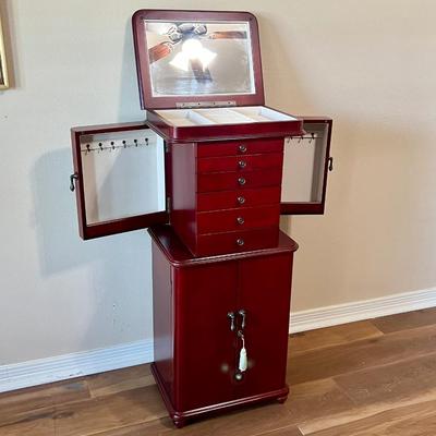 Cherry Jewelry Armoire ~ *Read Details