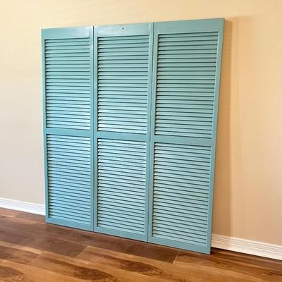 Full Size Head Board/Wall Decor Shutters