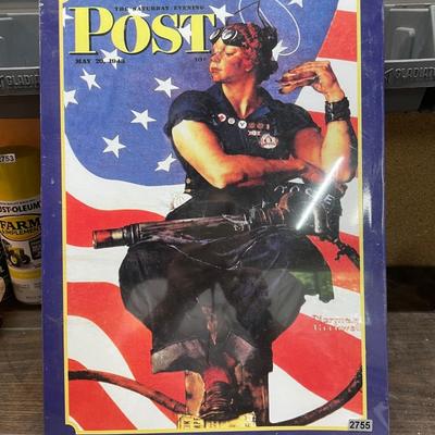 Rosie the Rivetor tin sign