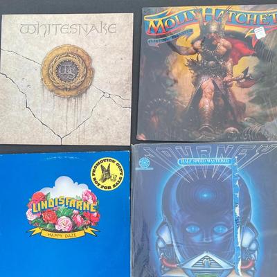 Vintage Albums on Vinyl *Molly Hatchet, Whitesnake,, Journey, & Lindisfarne