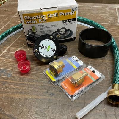 Electric drill pump