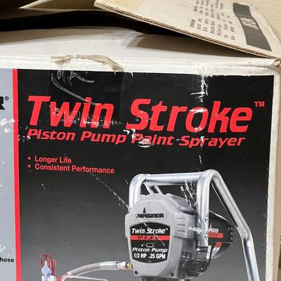 WAGNER ~ Twin Stroke 9135 ~ Piston Pump Paint Sprayer ~ NIB