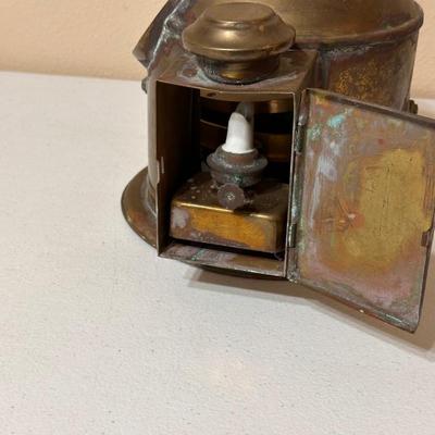 Brass & Copper Binnacle and Compass ~