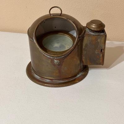 Brass & Copper Binnacle and Compass ~