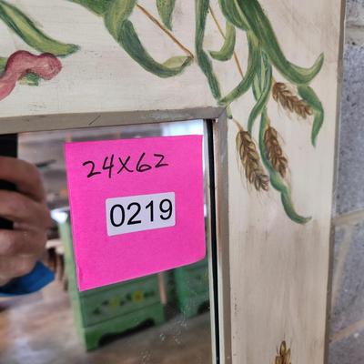 Large Wall Mirror Hand Painted