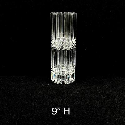 Assortment Of Eight (8) Pieces Of Cut Crystal/Glass