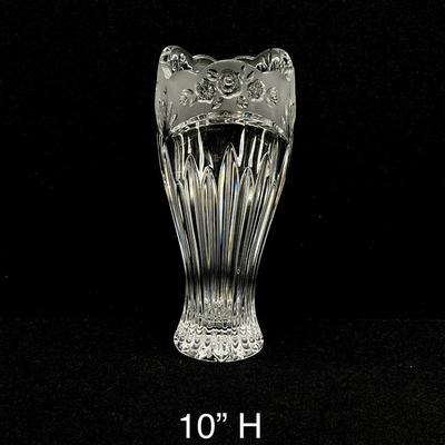 Assortment Of Eight (8) Pieces Of Cut Crystal/Glass