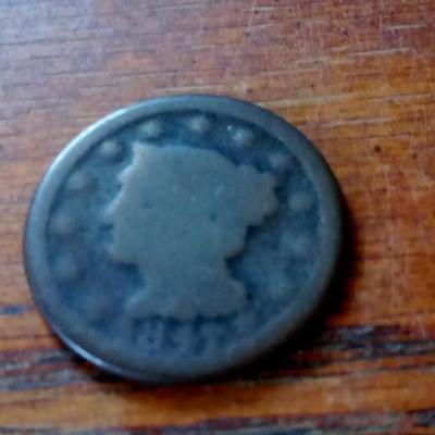 LOT 85 1847 LARGE CENT