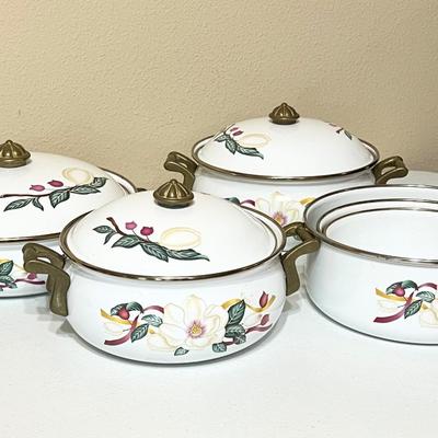 LINCOWARE ~ Six (6) Piece Set ~ Enameled Cookware