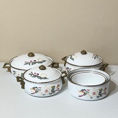 LINCOWARE ~ Six (6) Piece Set ~ Enameled Cookware