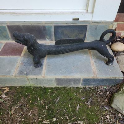 Heavy Metal Dachshund Wiener Dog Boot Scrapper