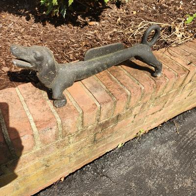 Heavy Metal Dachshund Wiener Dog Boot Scrapper