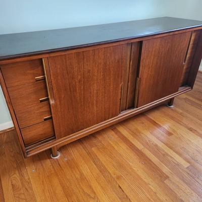 Mid Century MCM Cavalier Lowboy Dresser 72x21x34