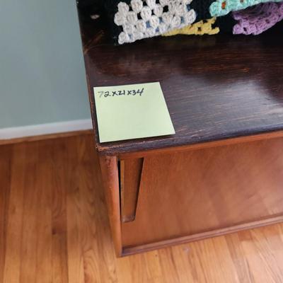 Mid Century MCM Cavalier Lowboy Dresser 72x21x34
