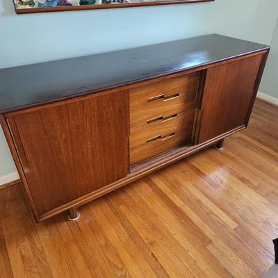 Mid Century MCM Cavalier Lowboy Dresser 72x21x34