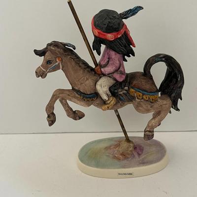 Children of DeGrazia L.Ed. "Merry Little Indian" Sculpture by Goebel - Box